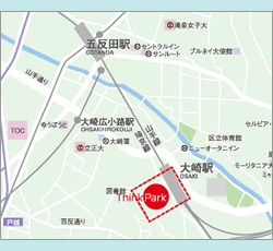 thinkparkハートクリニック地図